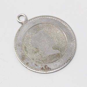 Sterling Silver 1960’s Boy Profile Charm Pedant